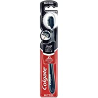Colgate - Cepillo de dientes 360° de carbón activo- dureza media- 1 unidad